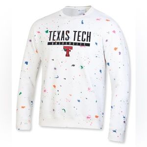 Champion Texas Tech Color Explosion Paint Splatter Crew